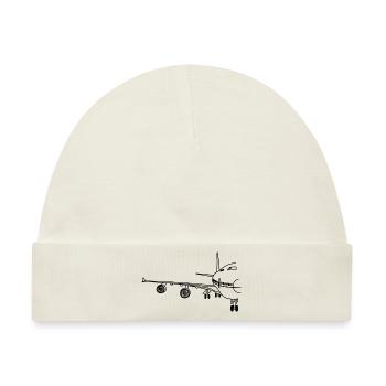 Queen of the Skies - Baby Premium Organic Mütze - Naturweiß - Vorne