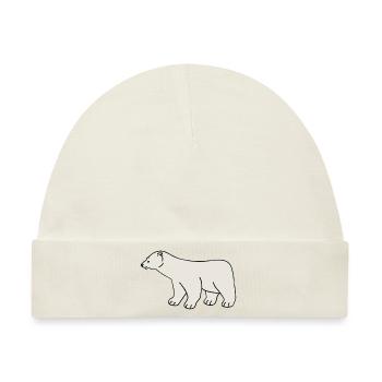 polar bear eisbaer nordpol north pole alaska9 - Baby Premium Organic Mütze - Naturweiß - Vorne