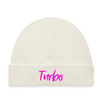 Turbo - Baby Premium Organic Mütze - Naturweiß - Vorne