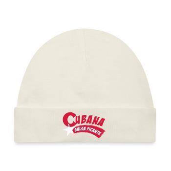 Salsa Cubana - Salsa Picante - Cuban Salsa Shirt - Baby Premium Organic Mütze - Naturweiß - Vorne