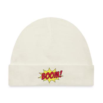 BOOM! - Baby Premium Organic Mütze - Naturweiß - Vorne