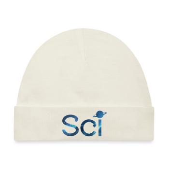 "Sci" Scicraft Server Merchandise - Baby Premium Organic Mütze - Naturweiß - Vorne
