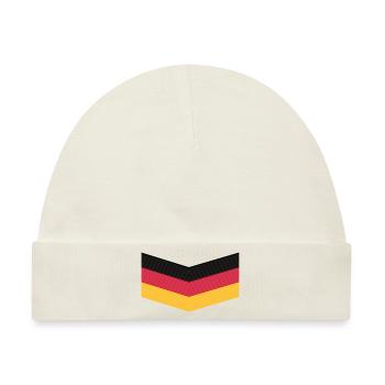 Deutschland Trikot - Baby Premium Organic Mütze - Naturweiß - Vorne
