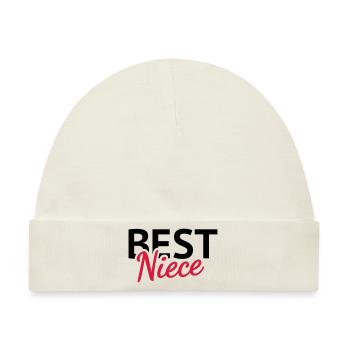 Best Niece - Baby Premium Organic Mütze - Naturweiß - Vorne