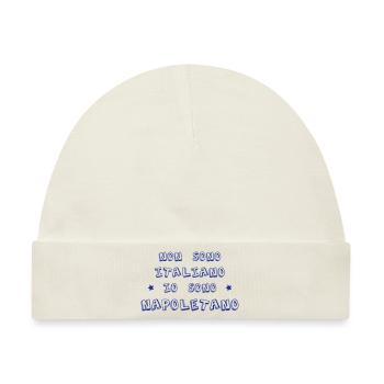 Non sono Italiano, io sono Napoletano - Baby Premium Organic Mütze - Naturweiß - Vorne