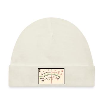 SWR-Meter Amateurfunker Geschenk - Baby Premium Organic Mütze - Naturweiß - Vorne