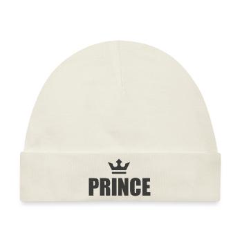 Prince - Baby Premium Organic Mütze - Naturweiß - Vorne