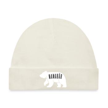 Bär Bären - Baby Premium Organic Mütze - Naturweiß - Vorne