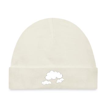 Wolken - Baby Premium Organic Mütze - Naturweiß - Vorne