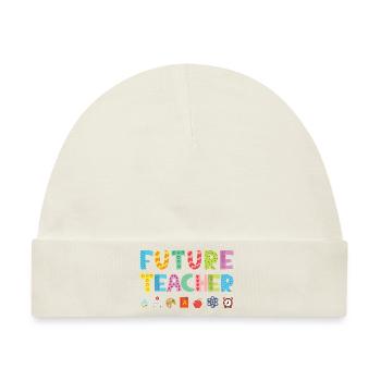 Future Teacher - Baby Premium Organic Mütze - Naturweiß - Vorne