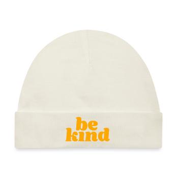 be kind - Baby Premium Organic Mütze - Naturweiß - Vorne