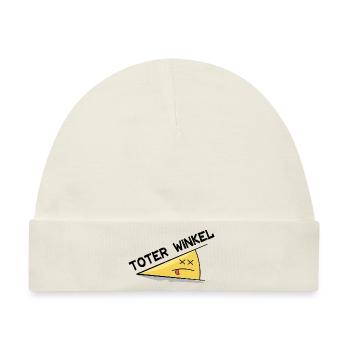 Toter Winkel Wortwitz T-Shirt - Baby Premium Organic Mütze - Naturweiß - Vorne
