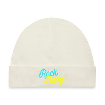 Rock Baby - Baby Premium Organic Mütze - Naturweiß - Vorne
