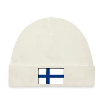 Finnland - Baby Premium Organic Mütze - Naturweiß - Vorne