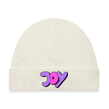 Joy - Baby Premium Organic Mütze - Naturweiß - Vorne