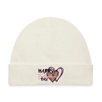Alles Gute zum Valentinstag! - Baby Premium Organic Mütze - Naturweiß - Vorne