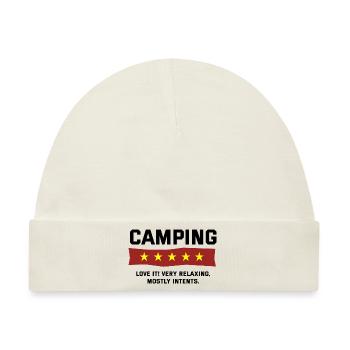 Yellowstone US National Park Sehr gut - Baby Premium Organic Mütze - Naturweiß - Vorne