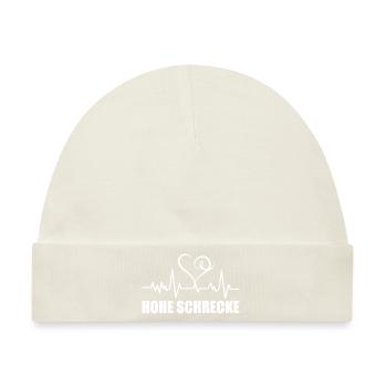 Heartbeat Hohe Schrecke - Baby Premium Organic Mütze - Naturweiß - Vorne