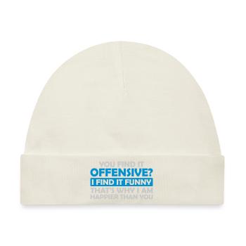 You find it offensive - Baby Premium Organic Mütze - Naturweiß - Vorne
