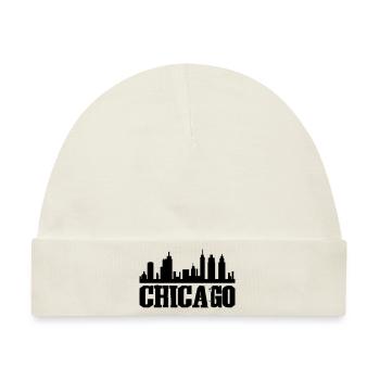 Chicago - Baby Premium Organic Mütze - Naturweiß - Vorne