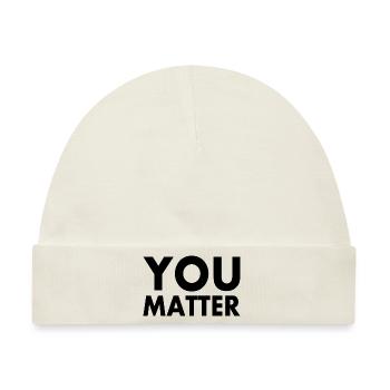 You matter - Baby Premium Organic Mütze - Naturweiß - Vorne