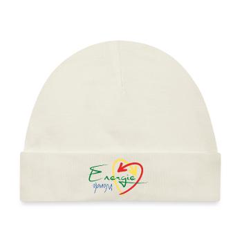 Energiewende jetzt! Erneuerbare Energie Statement - Baby Premium Organic Mütze - Naturweiß - Vorne