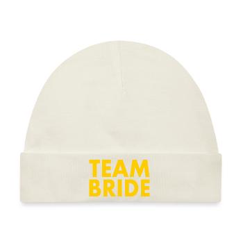 Team bride - Baby Premium Organic Mütze - Naturweiß - Vorne