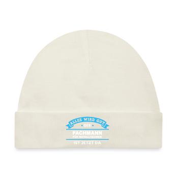 Fachmann Metalltechnik Design für stolz Handwerker - Baby Premium Organic Mütze - Naturweiß - Vorne