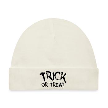 Trick or treat - Baby Premium Organic Mütze - Naturweiß - Vorne
