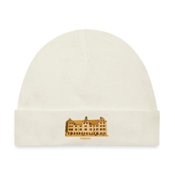 Torgau Rathaus Elbe Sachsen Nordsachsen - Baby Premium Organic Mütze - Naturweiß - Vorne