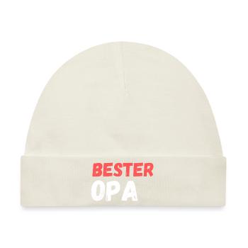 bester opa - Baby Premium Organic Mütze - Naturweiß - Vorne