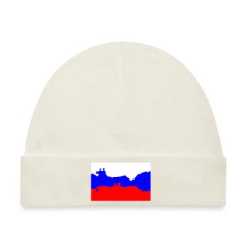Russland - Baby Premium Organic Mütze - Naturweiß - Vorne