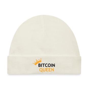 Crypto Bitcoin Trading - Baby Premium Organic Mütze - Naturweiß - Vorne