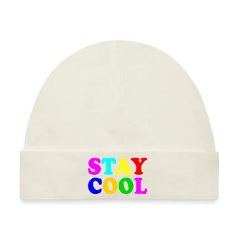 Stay cool - Baby Premium Organic Mütze - Naturweiß - Vorne