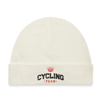 Cycling Team - Baby Premium Organic Mütze - Naturweiß - Vorne