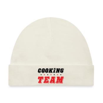 Cooking Team - Baby Premium Organic Mütze - Naturweiß - Vorne
