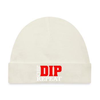 Chip Dip Repeat 12 - Baby Premium Organic Mütze - Naturweiß - Vorne