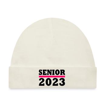 Senior 2023 - Baby Premium Organic Mütze - Naturweiß - Vorne
