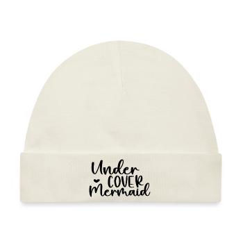 Under Cover Mermaid - Baby Premium Organic Mütze - Naturweiß - Vorne