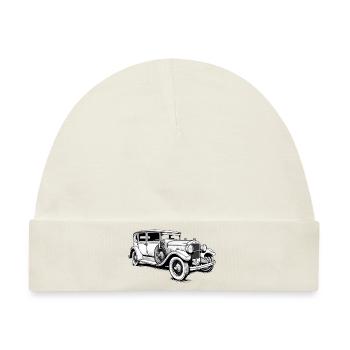 Oldtimer - Baby Premium Organic Mütze - Naturweiß - Vorne