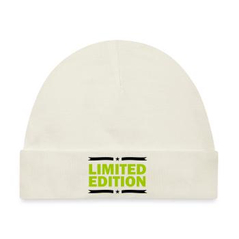 Limited Edition - Baby Premium Organic Mütze - Naturweiß - Vorne