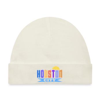 Houston City Design für stolze Houstoner - Baby Premium Organic Mütze - Naturweiß - Vorne