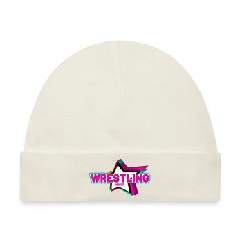 Wrestling Star inside - Baby Premium Organic Mütze - Naturweiß - Vorne