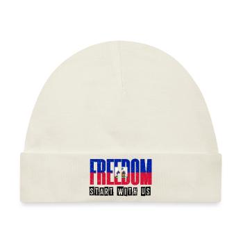 Haiti Haitian Flagge Ayiti Haitianer I Geschenk - Baby Premium Organic Mütze - Naturweiß - Vorne