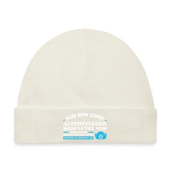 Altenpfleger Beruf Altenpflege Geschenk - Baby Premium Organic Mütze - Naturweiß - Vorne