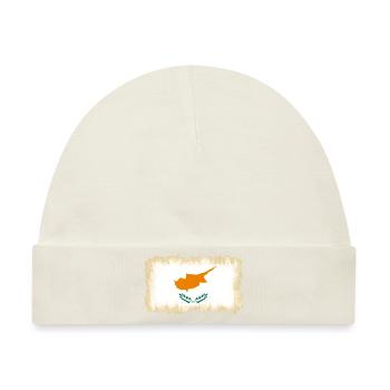 Zypern Zypern - Baby Premium Organic Mütze - Naturweiß - Vorne
