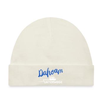 Dahoam unterwegs Bus - Baby Premium Organic Mütze - Naturweiß - Vorne