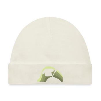 Backwaren Backen Kuchen - Baby Premium Organic Mütze - Naturweiß - Vorne