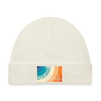 Kitesurfing - Baby Premium Organic Mütze - Naturweiß - Vorne