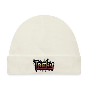 tricky PETSCII - Baby Premium Organic Mütze - Naturweiß - Vorne